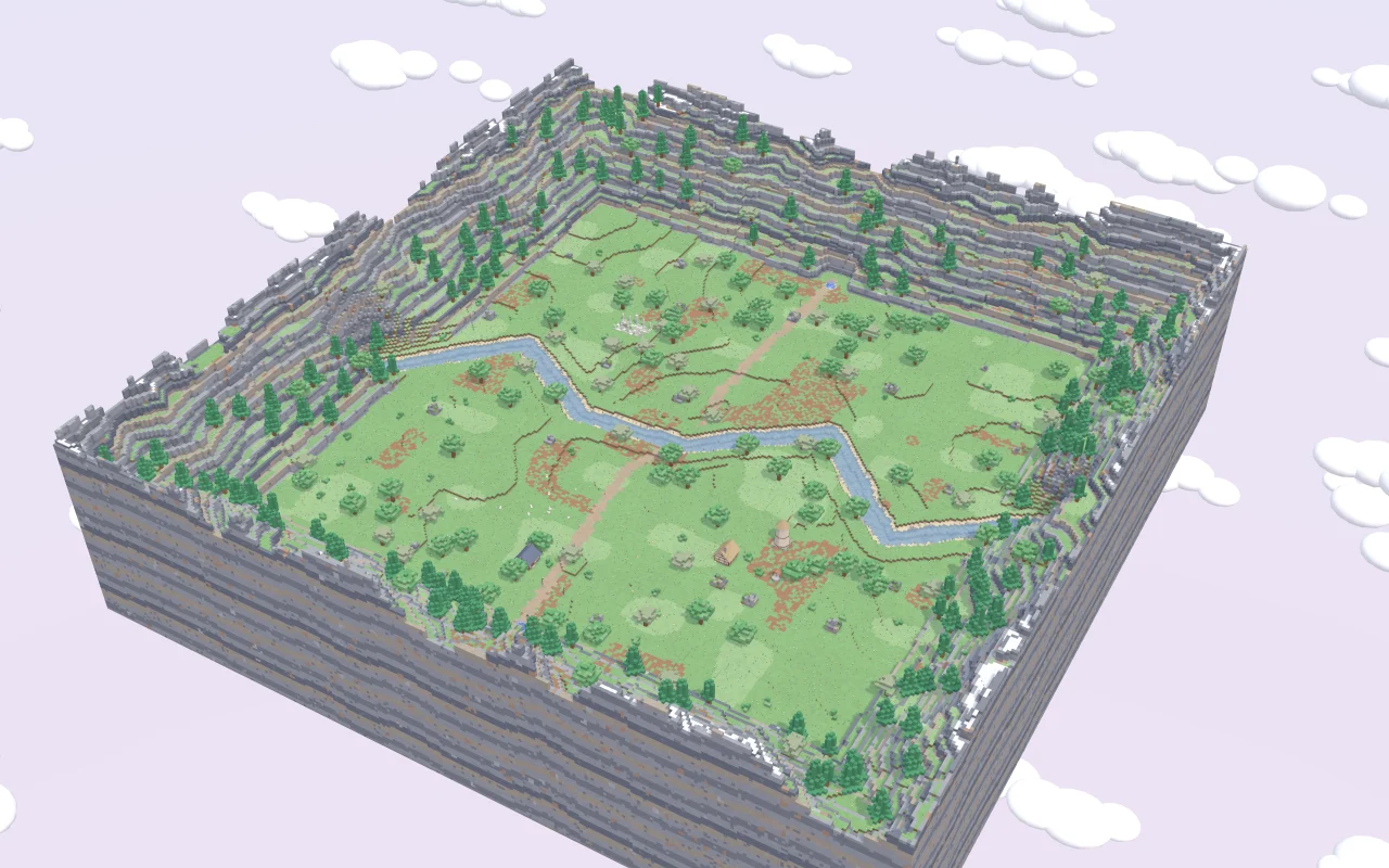 上空から見たBoeotian Plains