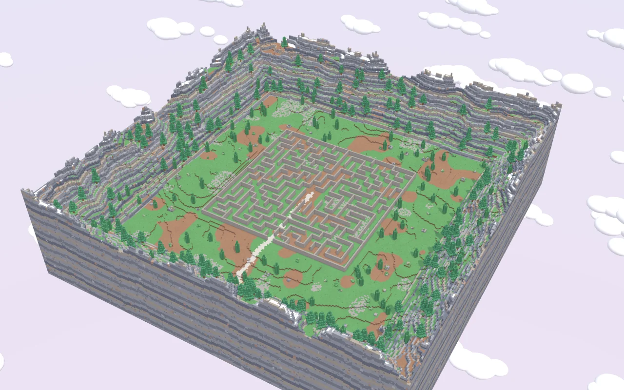 上空から見たThe Labyrinth
