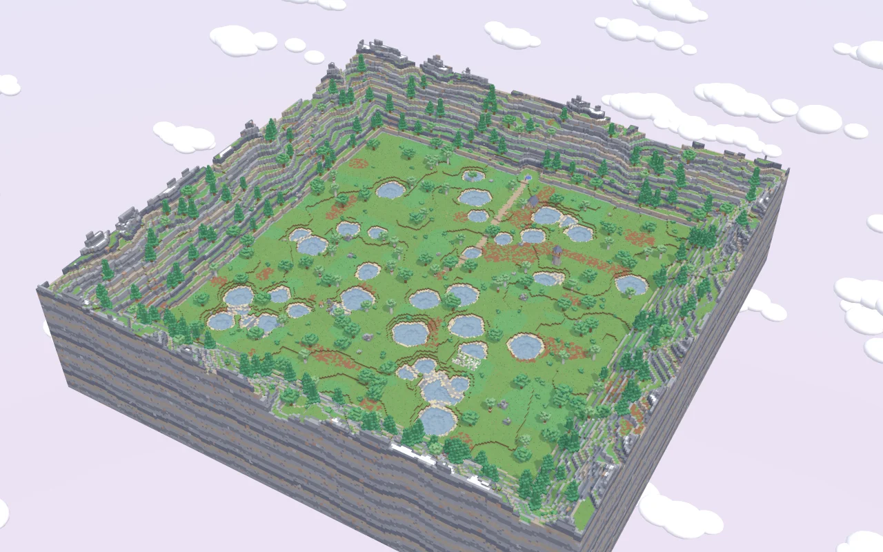 上空から見たLernaean Marsh