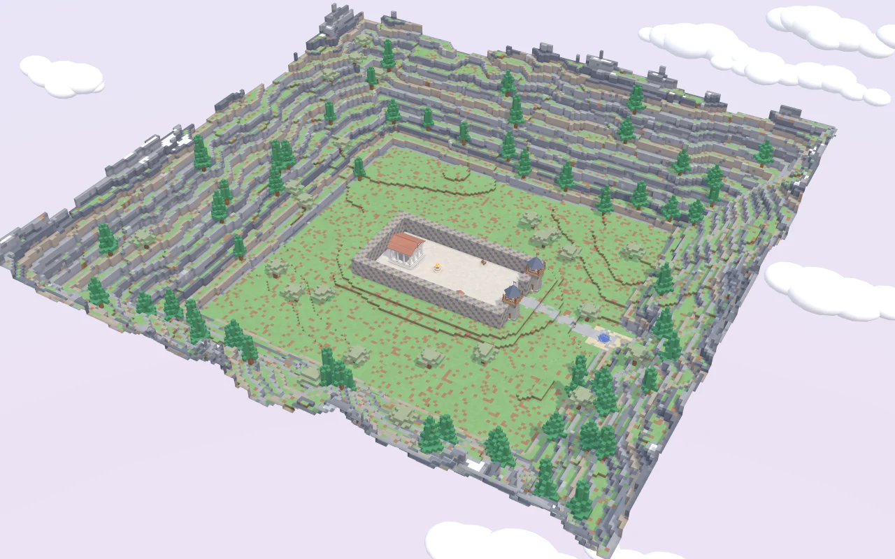 Citadel of Tiryns, seen from above